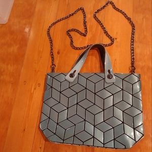 Emilio Pepe purse metallic blue